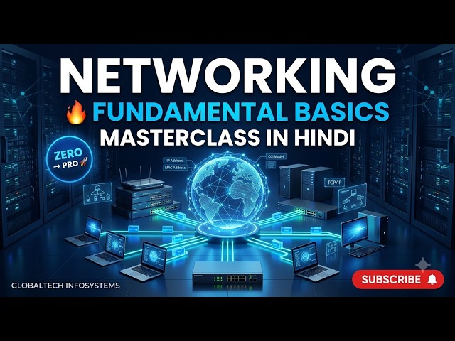Networking Fundamentals in Hindi 🔥 Complete Masterclass | Basics to Advanced Networking