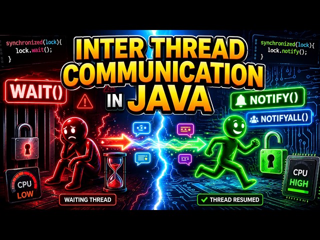Inter-Thread Communication in Java | wait(), notify(), notifyAll() Explained