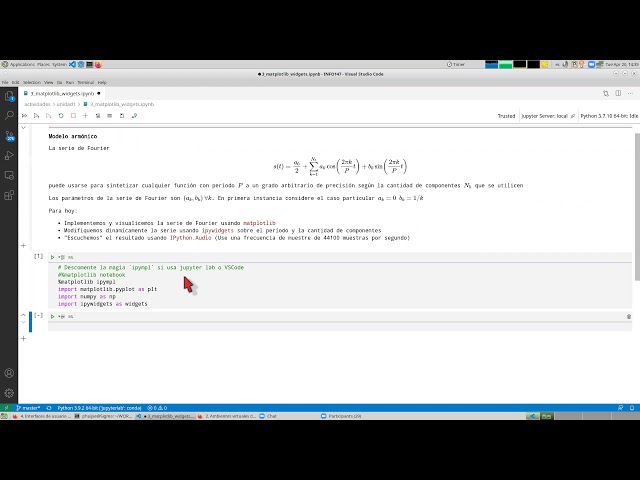 [INFO147] Demostración matplotlib y ipywidgets