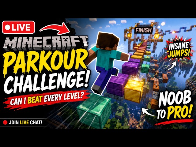 🔴 LIVE: Impossible Minecraft Parkour! 😈