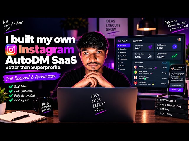 I Built the Backend of My Instagram AutoDM SaaS — Here's How It Actually Works