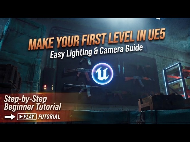 Unreal Engine 5 Beginner Tutorial Build, Light & Render