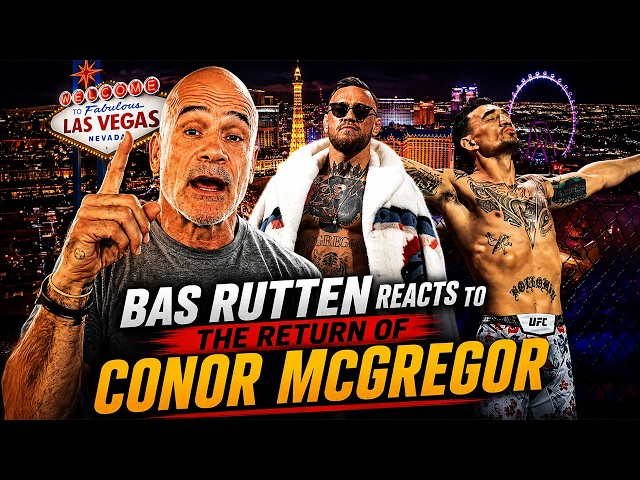 Bas Rutten reacciona al regreso de Conor McGregor.