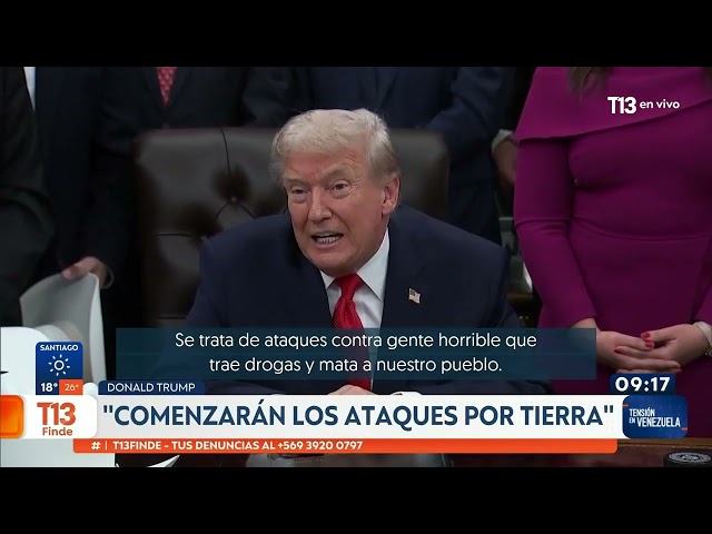Tensión Venezuela - Estados Unidos: Teletrece en la frontera venezolana