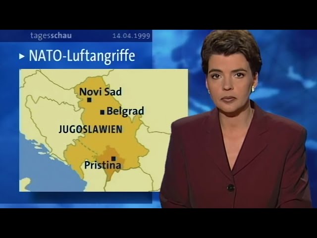 Erste Tagesschau mit Susanne Daubner vom 14. April 1999