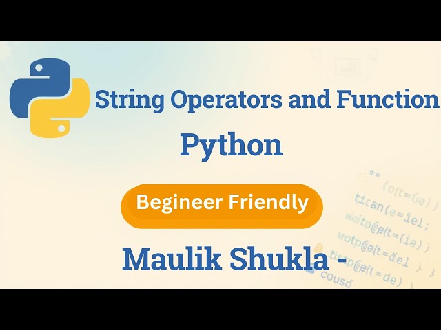 Python String Functions Explained in 10 Minutes  | lower(), upper(), replace(), strip() |