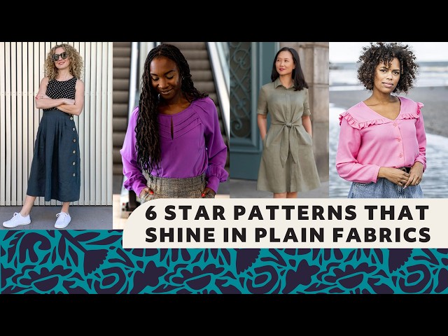 6 Sewing Patterns That Don’t Need a Print to Stand Out