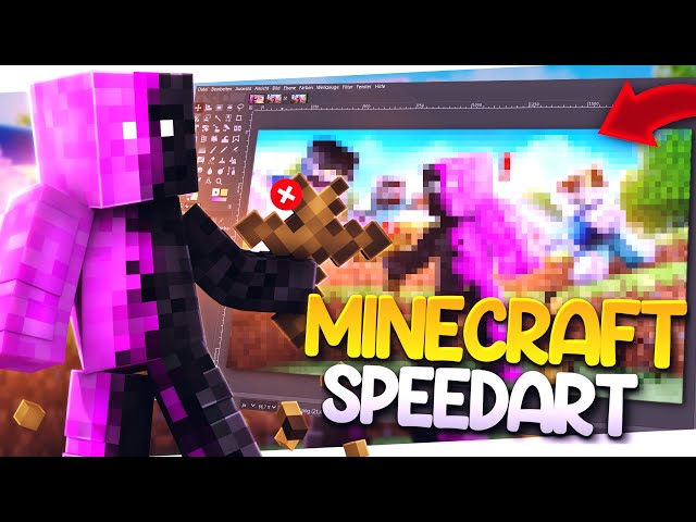 Creating a Minecraft Thumbnail with Blender | Speedart [36]