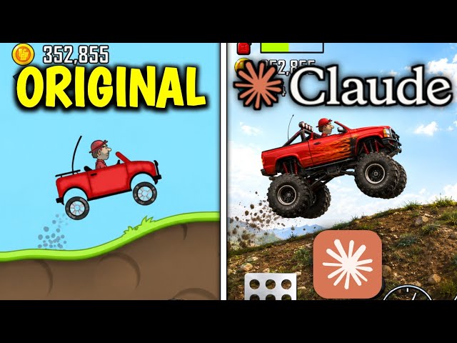 Can Claude AI Create a Hill Climb Racing Game ?? | AI Game Development Challenge