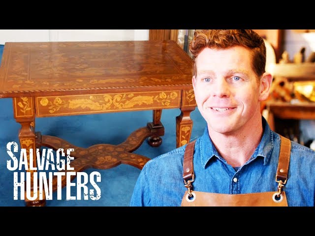Replicating The Marquetry On A Pair Of Stunning Dutch Tables | Salvage Hunters: The Restorers