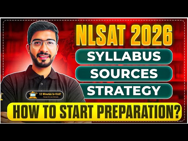 NLSAT 2026: How to Start Preparation? I Syllabus, Strategy and Study Plan I Keshav Malpani
