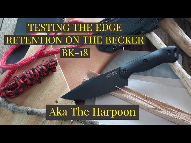 TESTING THE EDGE RETENTION ON THE BECKER BK-18