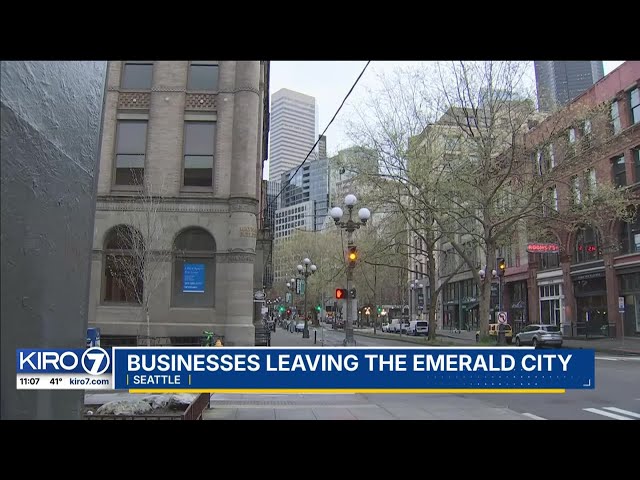 Report shows jobs are fleeing downtown Seattle