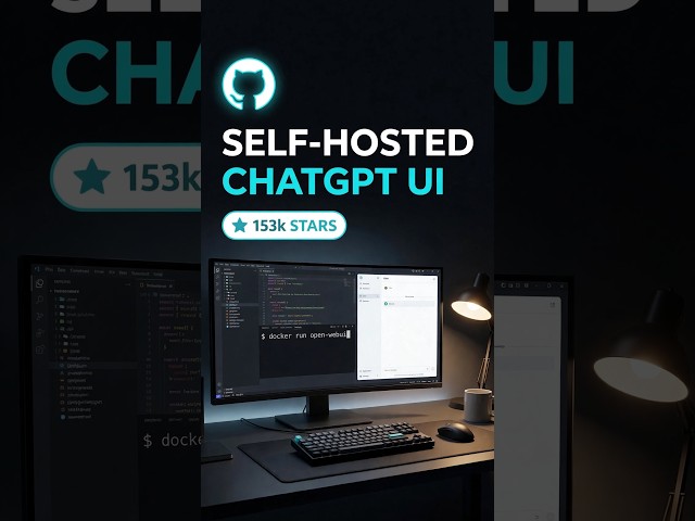 Build Your Own Private ChatGPT in 2 Minutes 💻⚡ #coding
