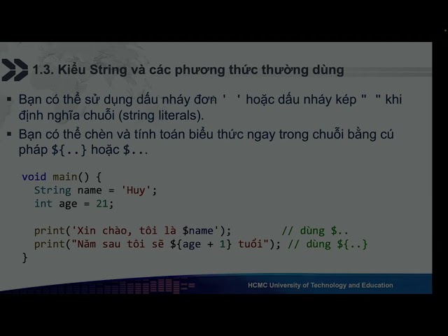 [4S-N10] 1. Biến và Kiểu dữ liệu cơ bản trong Dart