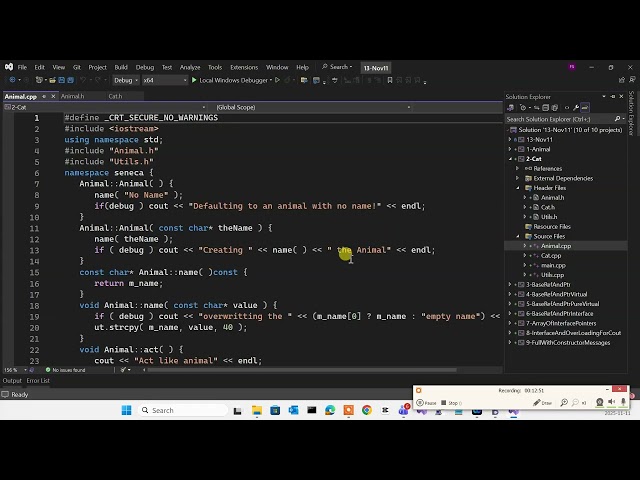 2257 -OOP244 NAA - Nov 11