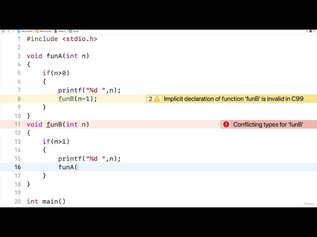 58 Let's Code Indirect Recursion