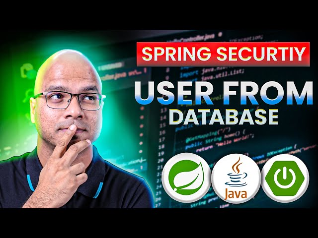 #33 Spring Security | Verify User from Database