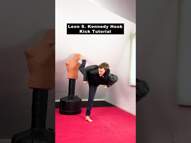 Leon S. Kennedy Hook Kick Tutorial | Resident Evil 4 #shorts #martialarts #re4remake