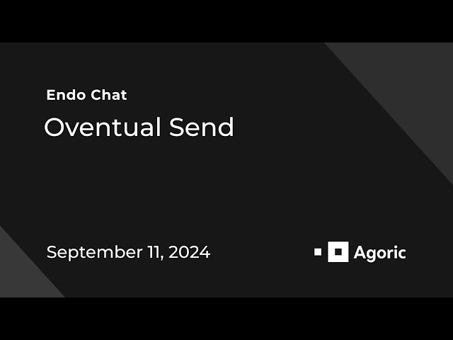 Endo Sync: Oventual Send