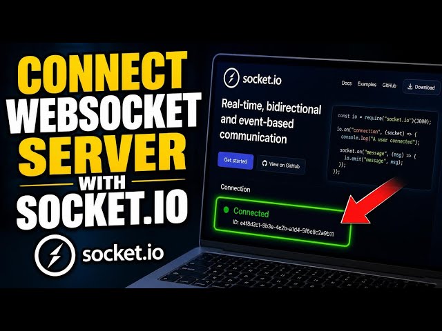 How to connect WebSocket server using Socket.IO in Node - Full Guide
