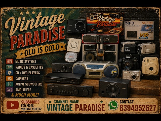 Rare Vintage Electronics Collection | Sony, Philips, Samsung, Sharp, Sanyo & More!
