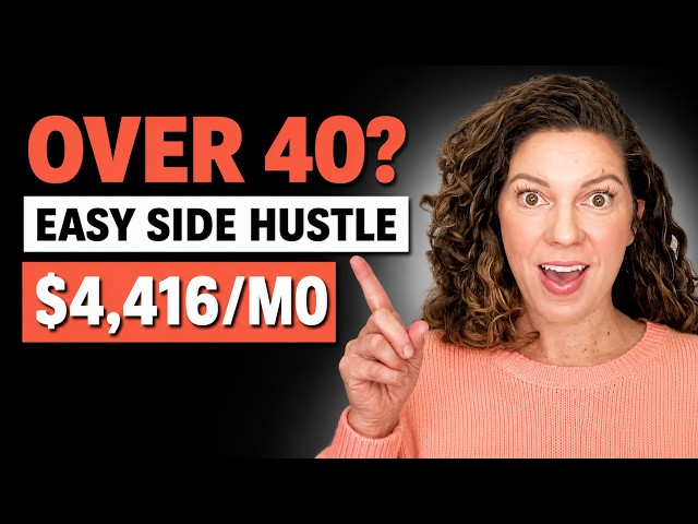 Easiest Digital Side Hustle for Women Over 40 ($50K+/Yr)
