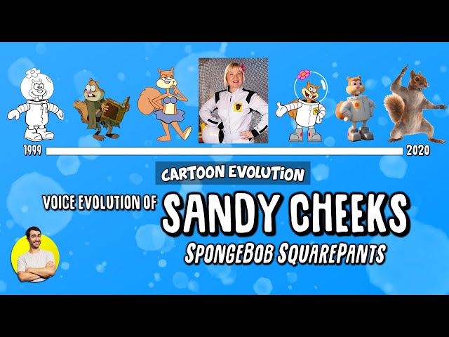 Voice Evolution of SANDY CHEEKS (SPONGEBOB) - 21 Years Explained
