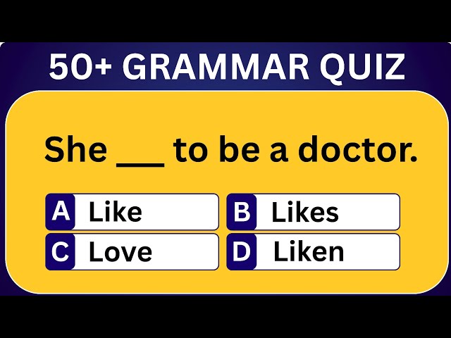 Mixed English Grammar: Can You Score 50/50? #challenge 6