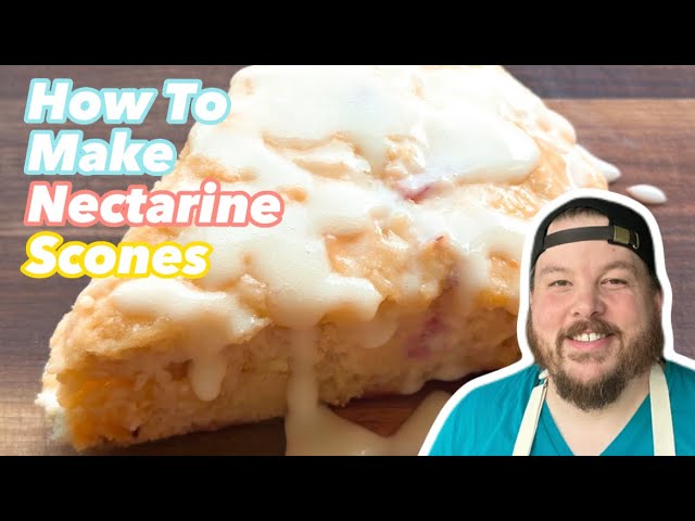 Easy Summer Nectarine Scones Recipe | Step-by-Step Tutorial