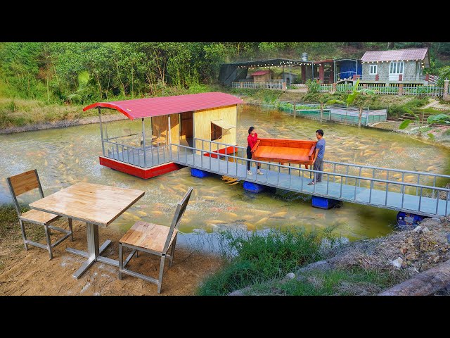 DIY Tables and Chairs from Iron and Plywood - Buy a Folding Bed Floating House on the Lake