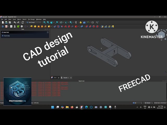 FreeCAD 1.0 Tutorial: Designing Dual Servo Horn Brackets & Multi-Part Models | ProtoShred HQ