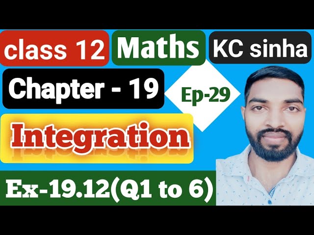 Ep-29|Class-12|Kc Sinha Solution|Ex-19.12(Q1 to 6)|