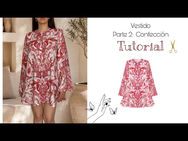 Dress Sewing Tutorial ✨Sewing from scratch! ✂️🧵 Step by step