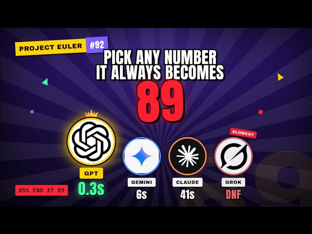 I Gave 4 AIs 10 MILLION Numbers To Check. Only 1 Found The Shortcut.
