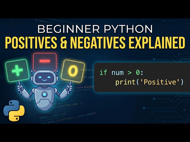 Python Program to Check Positive, Negative or Zero | If-Elif-Else Explained
