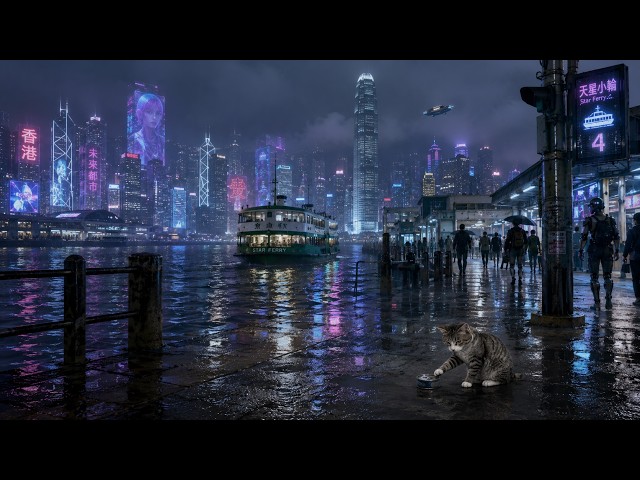 Neon Silence in Hong Kong | Rainy LoFi for Study, Coding & Relaxation