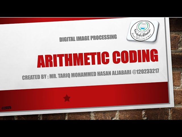 arithmetic coding