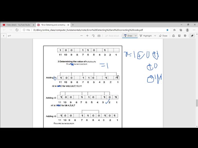Hamming Code|Error Correcting Code|Computer Fundamentals