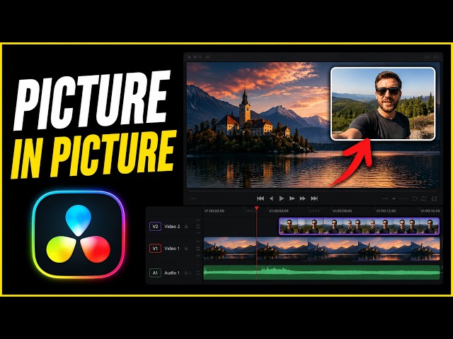 NEW Picture in Picture Effect in DaVinci Resolve 21 (Free Version)