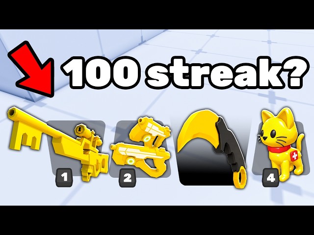 Can I Get A 100 WIN STREAK With PRO LOADOUTS? (Roblox Rivals)