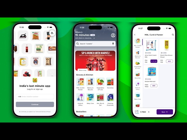 FreshMart — Full-Stack Grocery Delivery App | Live Order Tracking, Google Maps & Socket.IO
