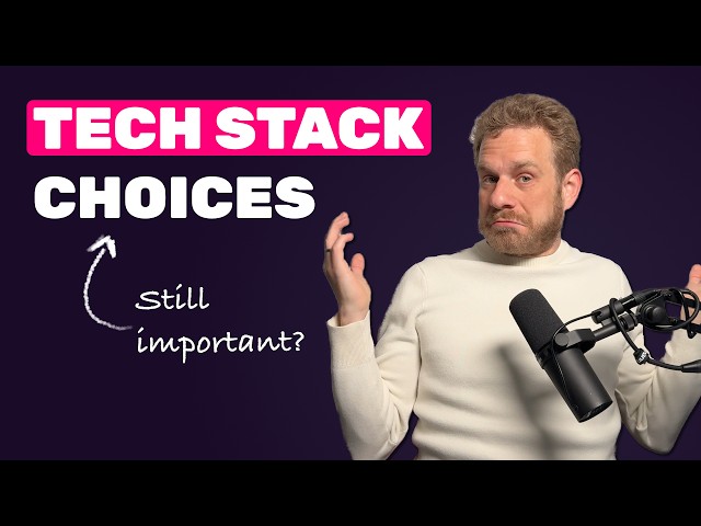 Does anybody care about which framework you use?
