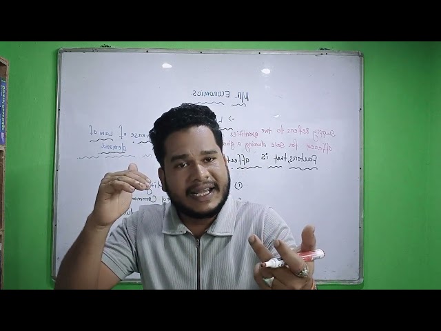 Law of supply part-1 