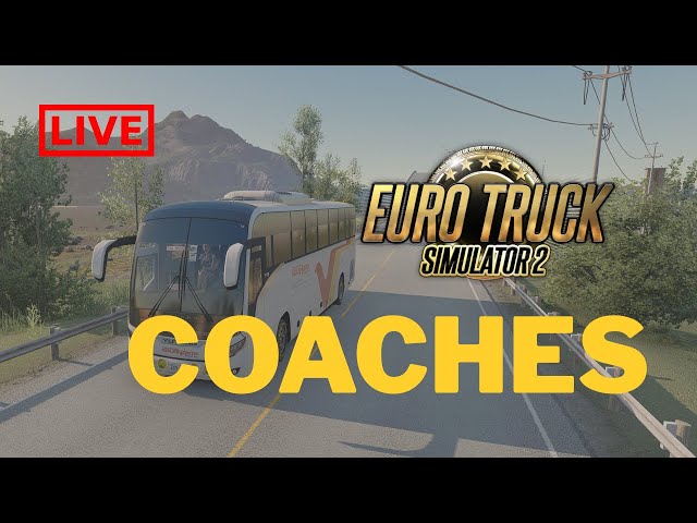 Bus simulator in ETS2 with realistic graphics  #shorts