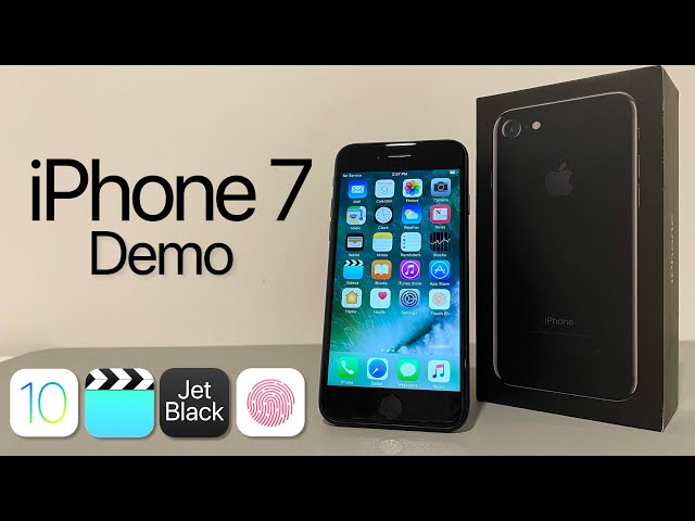 Unboxing a DEMO Model iPhone 7 - NEVER Used!
