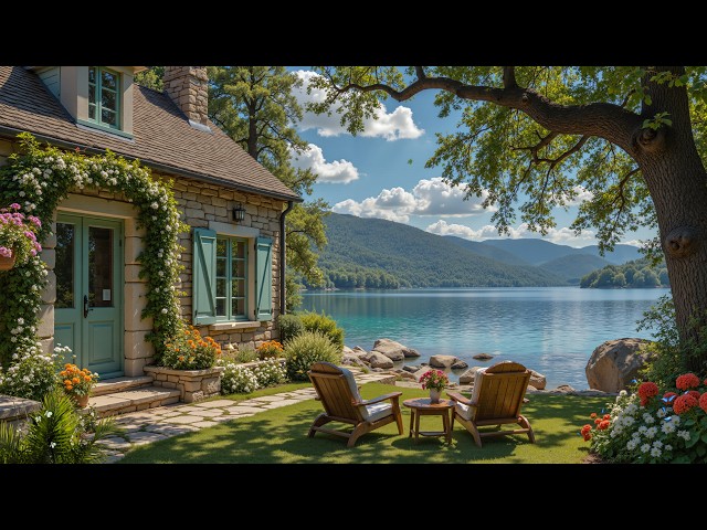 Coastal Morning Jazz For Stress Relief - Cozy Summer Jazz With Nature Ambience For Calm & Relax