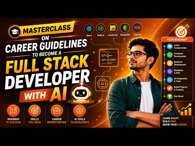Masterclass on Career Guidelines to become a Full Stack Developer with AI | Naresh IT