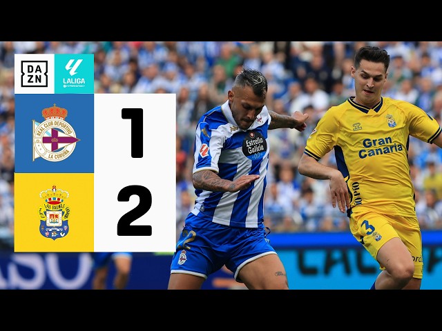 RC Deportivo vs UD Las Palmas (1-2) | Resumen | Highlights LALIGA HYPERMOTION