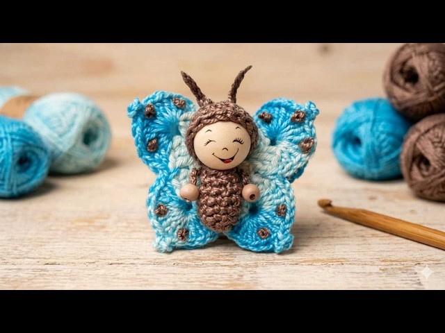 Farfalla Amigurumi Uncinetto Tutorial 🦋 Mariposa Crochet 💐 Crochet Butterfly Amigurumi 🦋💕